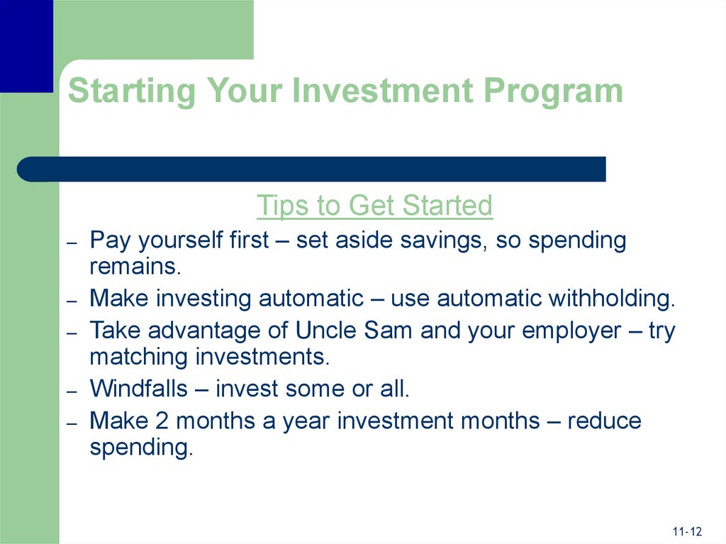 investment basics